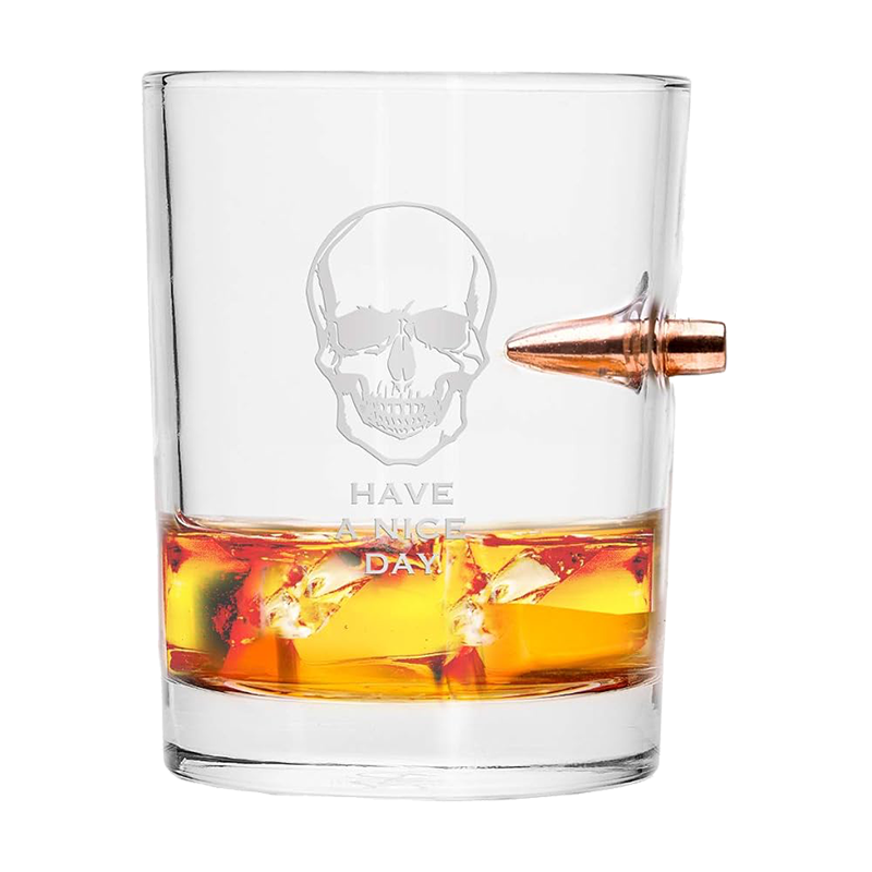 Lucky Shot - Whiskyglas mit .308 Geschoss