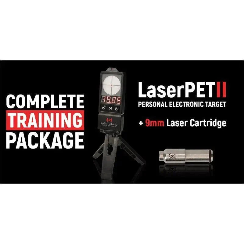 LaserPET II + SureStrike™ 9mm (9×19) Patrone – roter Laser - MantisX.de
